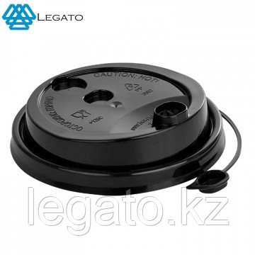 Крышка с клапаном D90 с питейником ЧЕРНАЯ 50шт/упак. 20упак/кор.