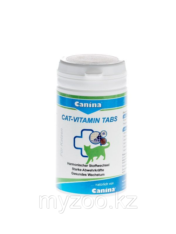 Canina Cat-Vitamin Tabs || Канина Кат Витамин Табс  витаминный комплекс 100таб. 50гр