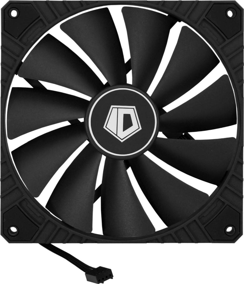 Вентилятор ID-Cooling, WF-14025-XT BLACK, 14cm ,Fan for case, 800-1600rpm, 76.8CFM, 4Pin - фото 1 - id-p91225855