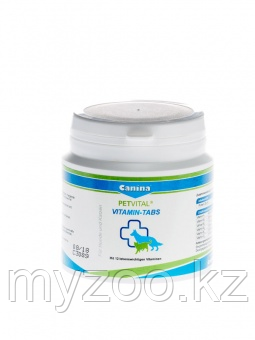 Canina Petvital Vitamin Tabs || Канина Петвитал Табс пищ добавка для привередливых кошек и собак 50таб.100гр
