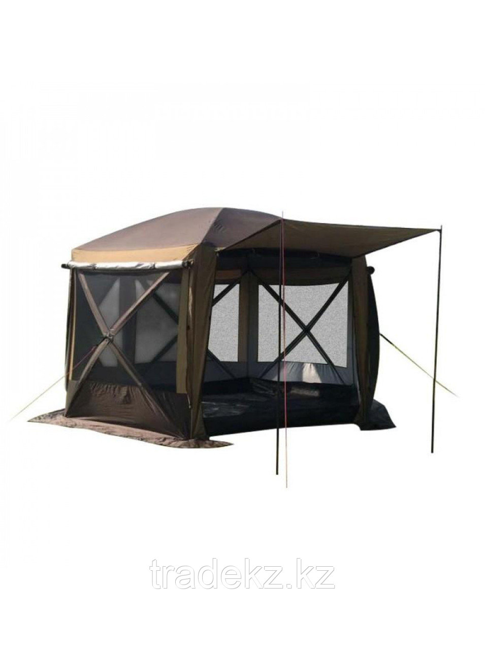 Туристическая палатка шатер MirCamping 2905 OD размер 360*360*235 см, один вход - фото 1 - id-p99880450