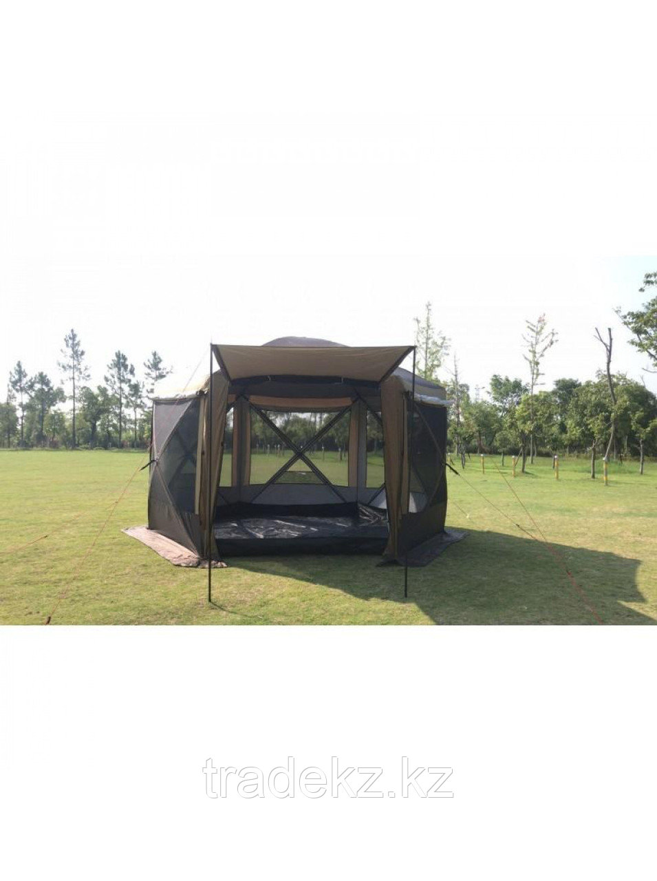 Туристическая палатка шатер MirCamping 2905 OD размер 360*360*235 см, один вход - фото 2 - id-p99880450