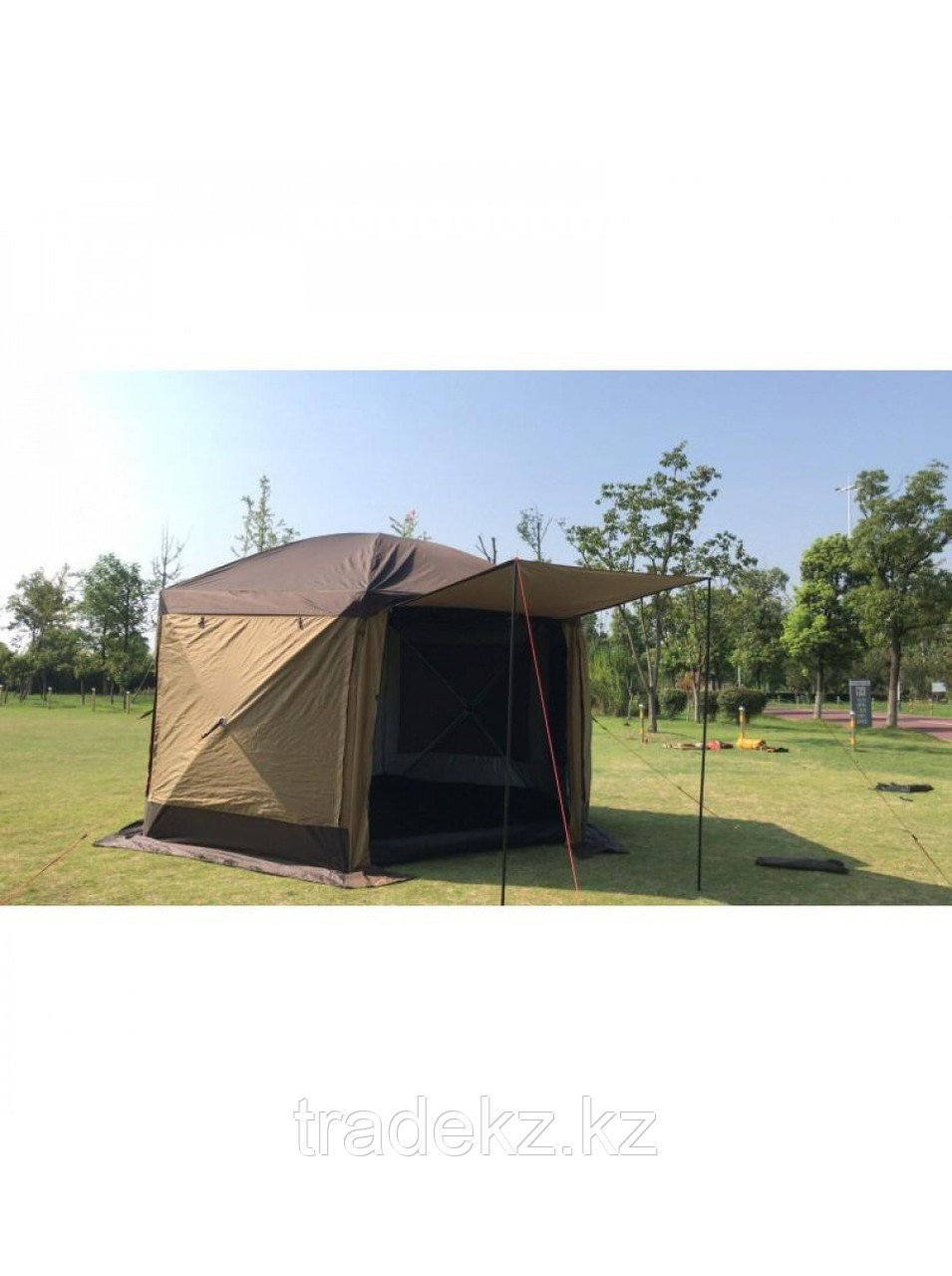 Туристическая палатка шатер MirCamping 2905 OD размер 360*360*235 см, один вход - фото 3 - id-p99880450