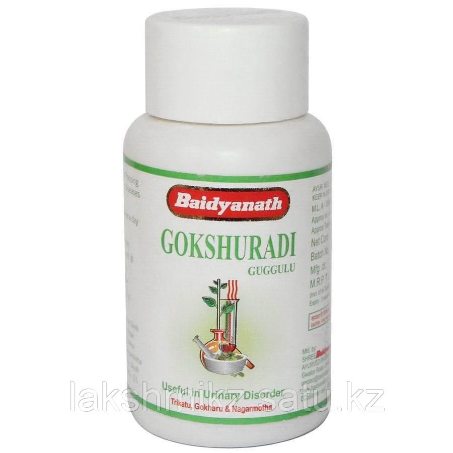 Гокшуради гуггул, Байдьянахт (Goksuradi guggulu, Baidyanath), 80 табл, мочеполовая сфера, диабет, почки