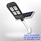Светильник солнечный SL02-100W Premium, консольный светодиодный светильник Solar Light IP65, комплект, фото 3