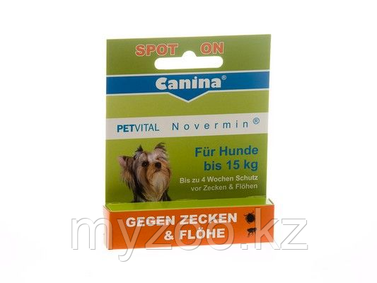 Canina Petvital Novermin für kleine Hunde || Канина Новермин для маленьких собак капли от эктопаразитов 2мл