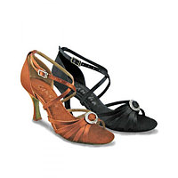 Туфли бальные женские сатин BARBARA BR31038S Размер 7 Цвет Темно-бронзовый