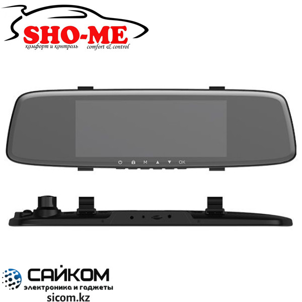 SHO-ME Combo Mirror Wi-Fi DUO (3в1) Видеорегистратор + Радар-Детектор ...