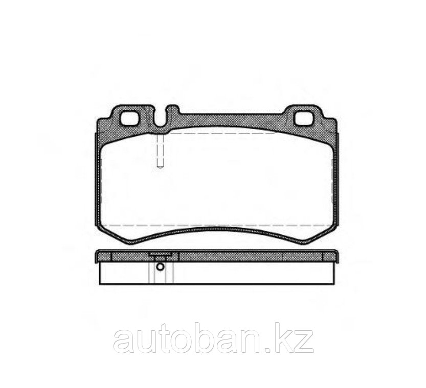 ROADHOUSE Тормозные колодки задние Mercedes E-class W211 02-/S-class W220 98-/W221