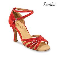 Туфли бальные женские сатин ADRIANA BR33050S Размер 8 Цвет Красный