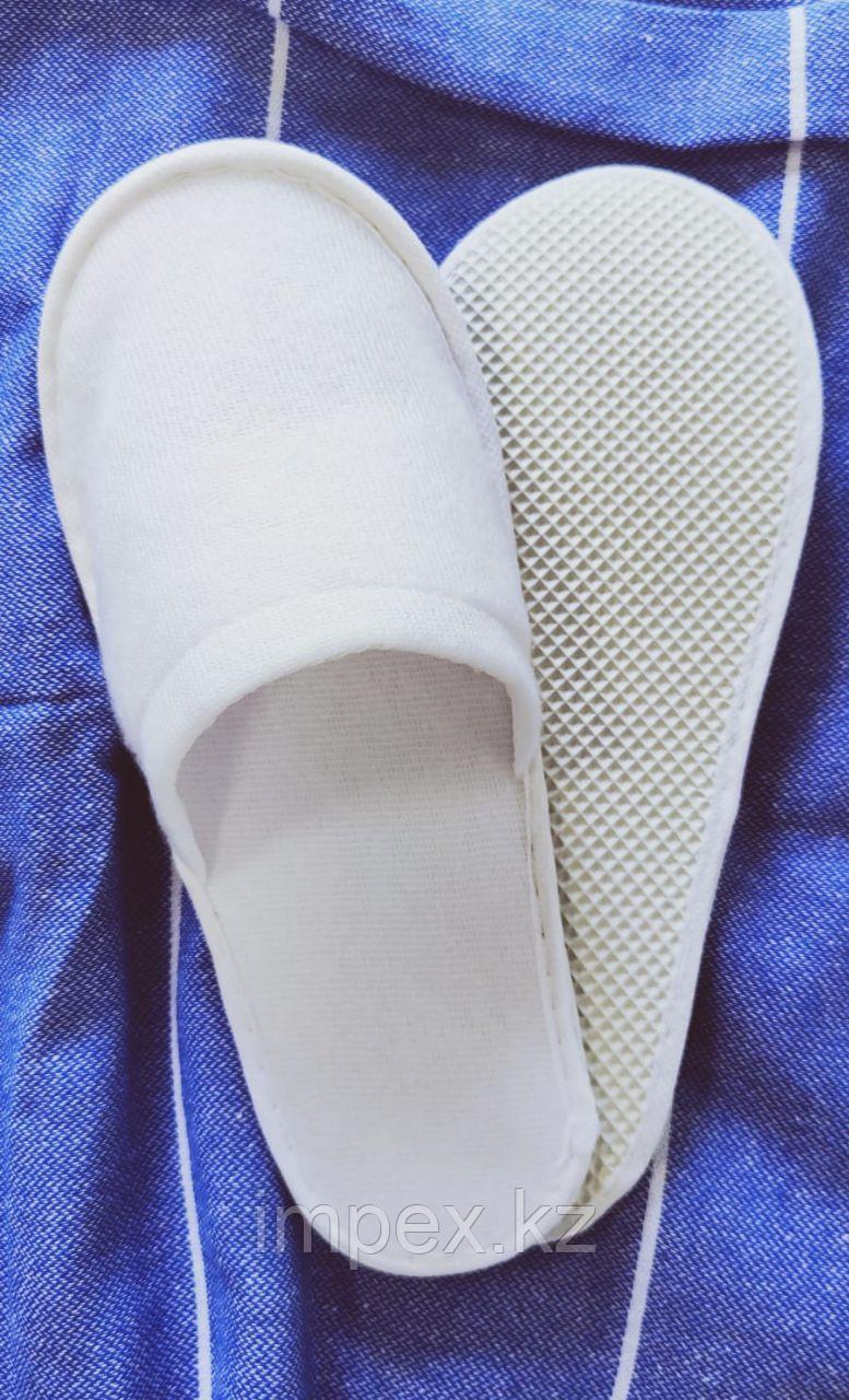 Тапочки одноразовые синтетика подошва 4 мм - фото 1 - id-p85390215