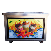 Фризер для мороженого FoodAtlas KCB-1F (световой короб, стол для топпингов)