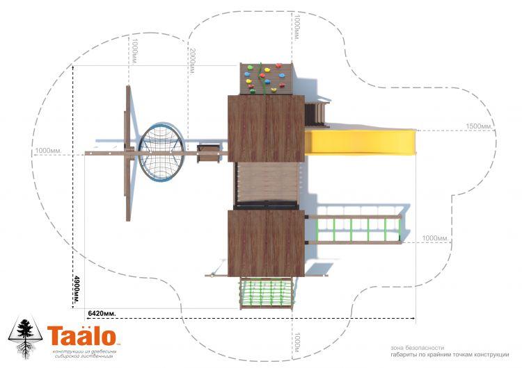 Детский игровой комплекс Taalo D 1.1 - фото 4 - id-p99890181