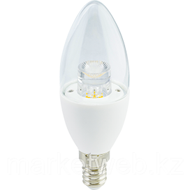 Лампочка Candle LED Premium 8.0W 220V E14 4000K прозрачная свеча с линзой - фото 3 - id-p99895974