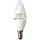 Лампочка  Candle LED Premium 8.0W 220V E14 4000K прозрачная свеча с линзой, фото 4