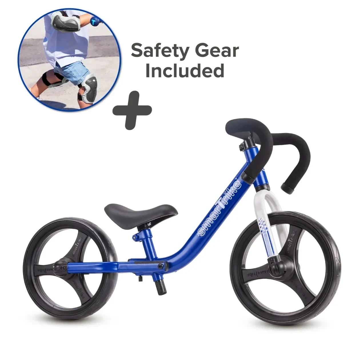 Беговел Folding Balance Bike Blue 2+ Smart Trike
