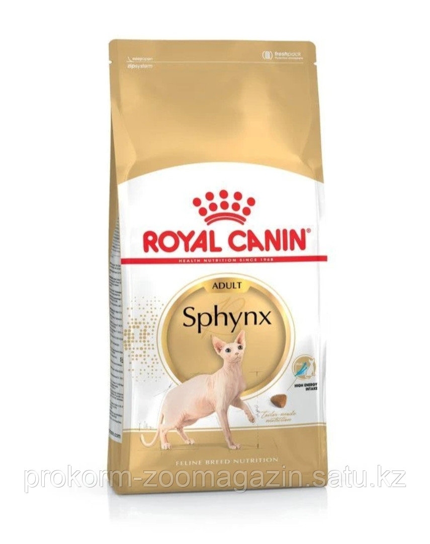 Royal Canin Sphynx Adult для кошек породы сфинкс, 10 кг - фото 1 - id-p100129787