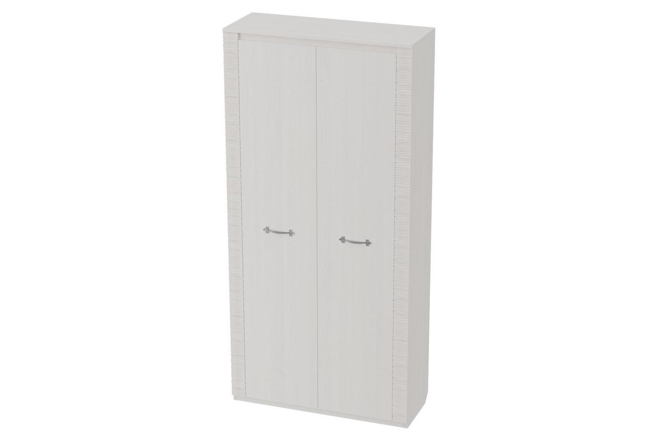 Шкаф 2-дверный Элана, бодега белый, сандал белый матовый 101х208,5х41 см