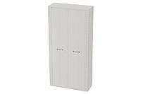 Шкаф 2-дверный Элана, бодега белый, сандал белый матовый 101х208,5х41 см, фото 1
