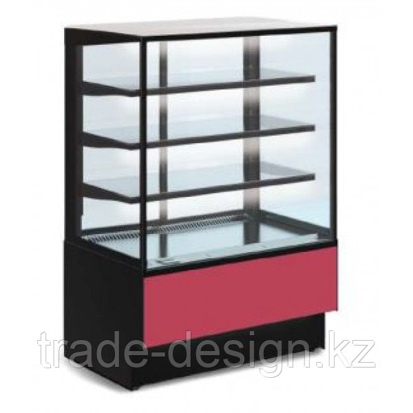 Витрина холодильная ВПС (ADAGIO LX Cube 900) (C.2.G9006гл.A9006гл.В7021гл.Р1.PS.RAL7021гл)