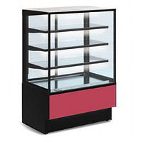 Витрина холодильная ВПС (ADAGIO LX Cube 1300) (C.2.G9006гл.A9006гл.В7021гл.Р1.PS.RAL7021гл)