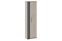 Шкаф для одежды Нуар тип 1, фон серый, дуб Сонома 54х200х33 см, фото 1
