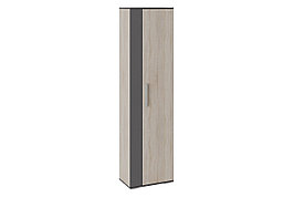 Шкаф для одежды Нуар тип 1, фон серый, дуб Сонома 54х200х33 см