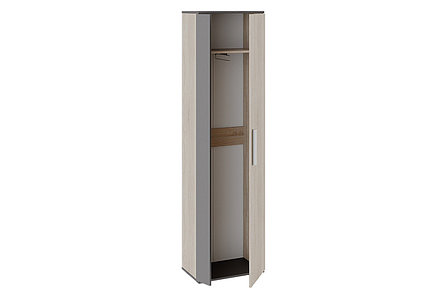 Шкаф для одежды Нуар тип 1, фон серый, дуб Сонома 54х200х33 см, фото 2
