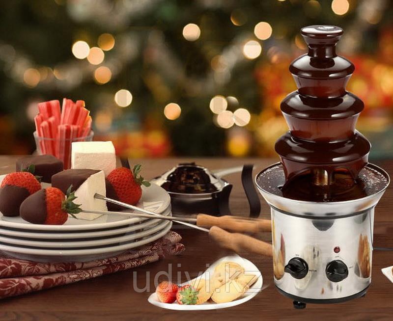 Шоколадный фонтан-фондю Chocolate Fondue Fountain 4 яруса - фото 4 - id-p99901058