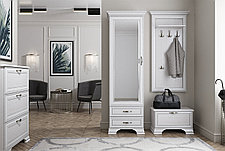 Вешалка настенная Tiffany, вудлайн кремовый 70х150х21,6 см, фото 3