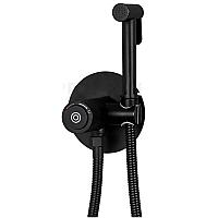 Смеситель с гигиеническим душем Gappo G7288-6 черный