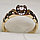 Золотое кольцо с бриллиантами 0.14Сt VS2/M, VG - Cut, фото 6