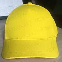 Желтые кепки под нанесение логотипа | Бейсболки желтые