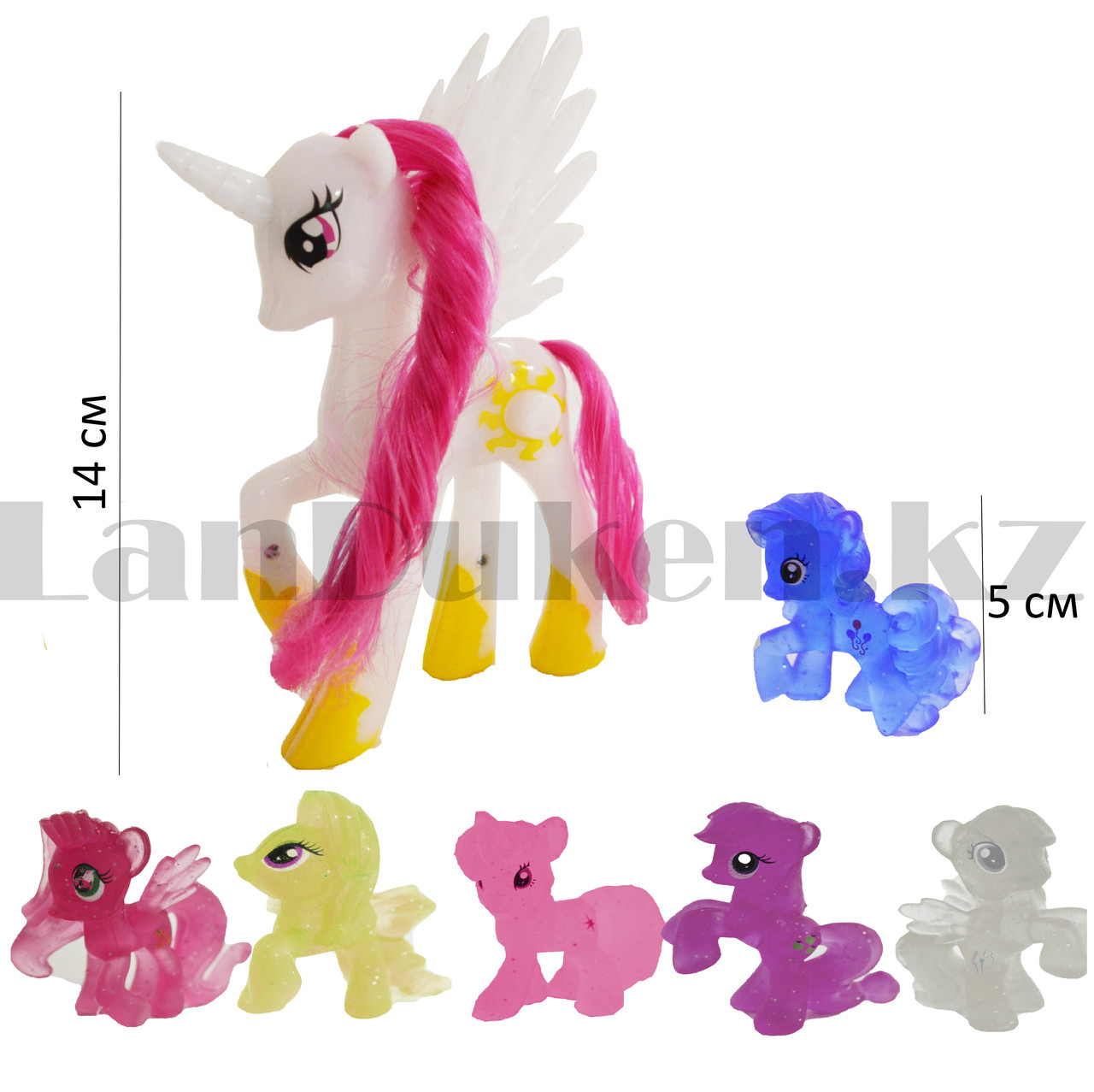 Набор фигурок Мой маленький пони "My little Pony" со световым эффектом белая - фото 2 - id-p99908315
