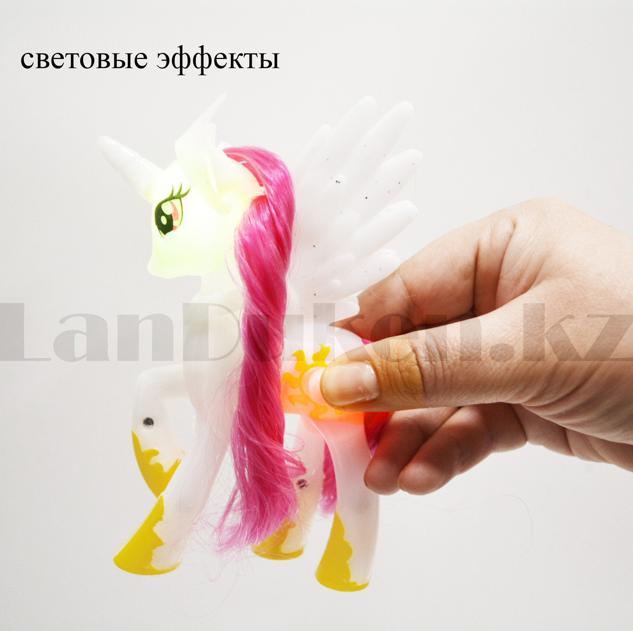 Набор фигурок Мой маленький пони "My little Pony" со световым эффектом белая - фото 10 - id-p99908315
