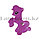Набор фигурок Мой маленький пони "My little Pony" со световым эффектом фиолтовая, фото 7