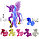 Набор фигурок Мой маленький пони "My little Pony" со световым эффектом фиолтовая, фото 2