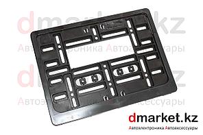 Рамка для номера квадратная, пластик