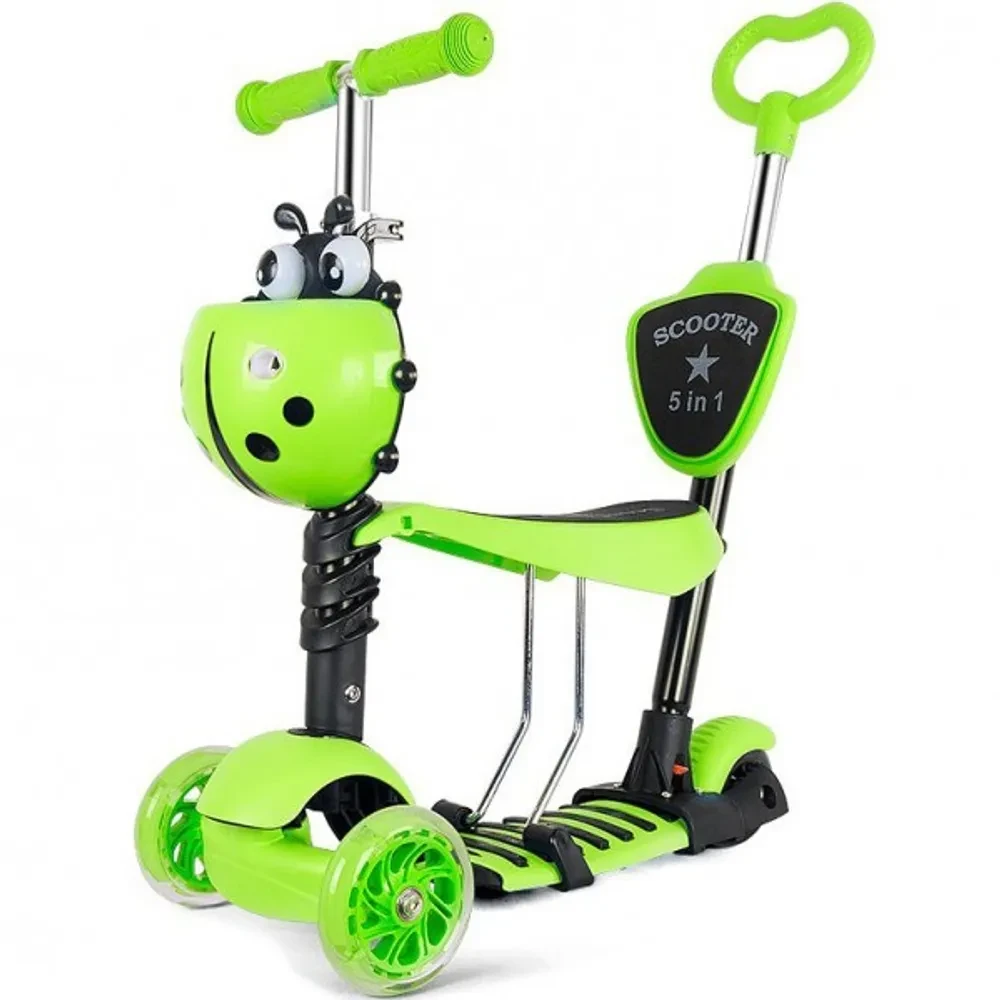 Самокат детский "Божья коровка" 5 в 1 Scooter S
