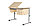 Стол ученический Осанка 120ТТ клён, серый 120х52(82)х56 см, фото 5
