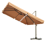 Зонт квадратный 300x300см (бежевый) без утяжелителя