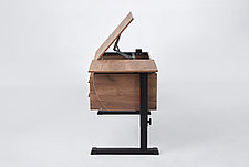 Стол ученический Осанка 120ТТ Дуб Крафт табачный 120х52(82)х56 см, фото 3