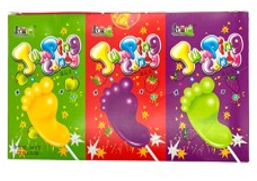 Леденцы на палочке Jumping Candy НОЖКА+ШИПУЧКА 12 гр (30 шт. в упаковке)