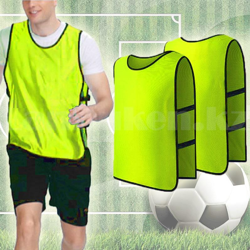 Накидка для футбола манишка GF00252 (размер L) зеленая - фото 1 - id-p99916046