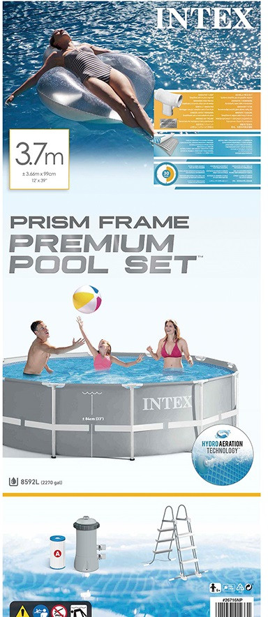 Каркасный бассейн Intex Prism Frame 366 х 99 см - фото 4 - id-p99918130