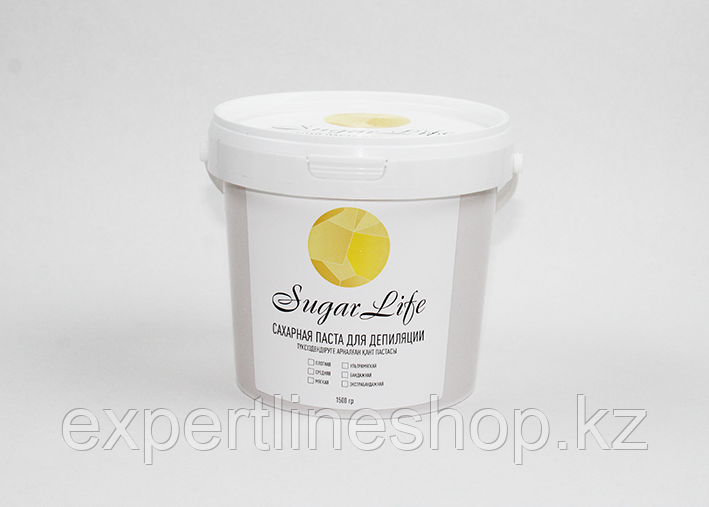 Паста для сахарной депиляции, бандажная, SUGAR LIFE, 1.5 кг - фото 1 - id-p99919215