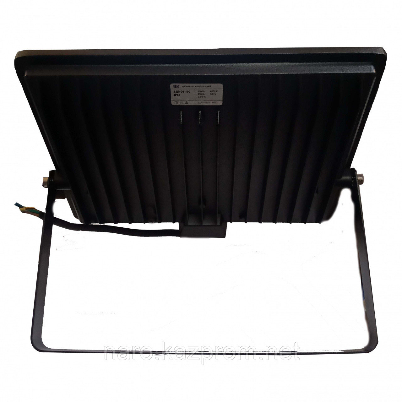 Прожектор СДО 06-100 светодиодный черный IP65 6500 K ИЭК