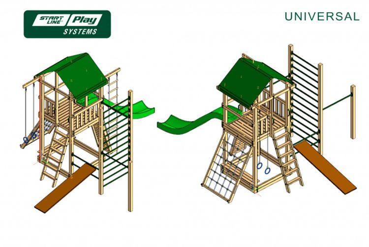 Детский игровой комплекс Start Line Universal SLP стандарт - фото 3 - id-p99922248