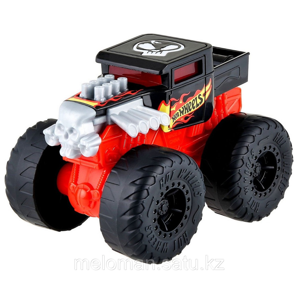 Hot Wheels: Monster Trucks. 1:43 машина со светом и звуком - BoneShaker