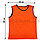 Накидка майка для футбола манишка GF00160 (размер L) оранжевая, фото 2